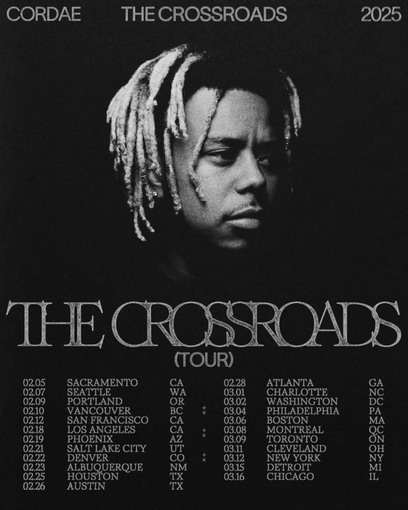 Cordae announces The Crossroads Tour