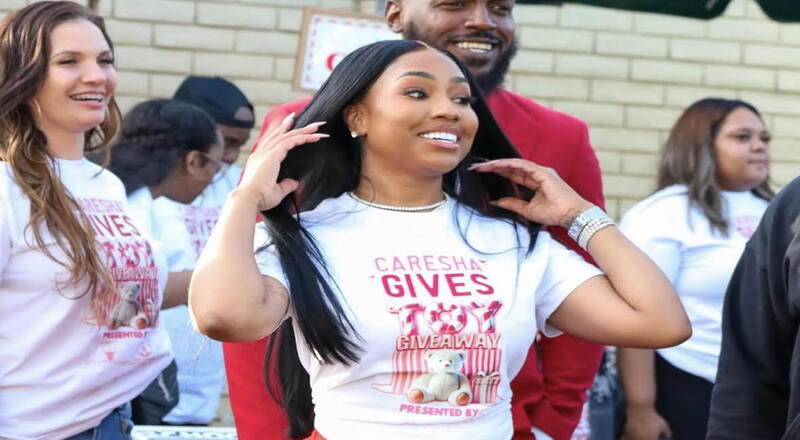 Yung Miami hosts Caresha Gives Toy Giveaway in Miami